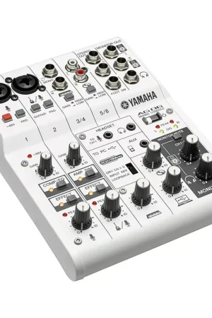Ultimissimo Modello Yamaha Ag06 White Mixer Scheda Audio Usb