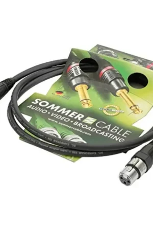 Bestseller Sommer Cavo Microfonico XLR Nero Mt 6