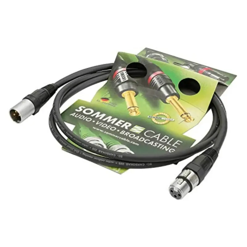 Bestseller Sommer Cavo Microfonico XLR Nero Mt 6