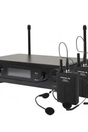 Offerta Speciale Proel Wm101Dh Doppio Radiomicrofono Headset Wireless