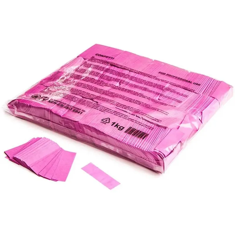 Affare Slowfall confetti rect 55 x 17 mm - Pink