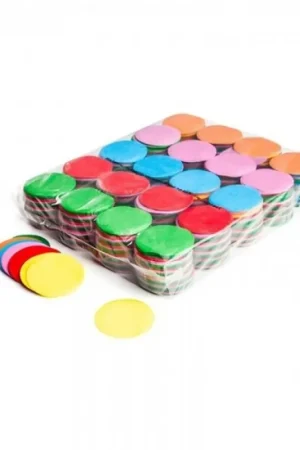 Slowfall confetti rounds Ã 55 mm - Multicolour Occasione Imperdibile
