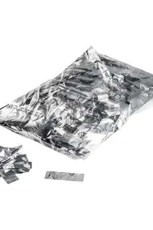 Spedizione Espresso metal confetti rectangles 55 x 17 mm - Silver
