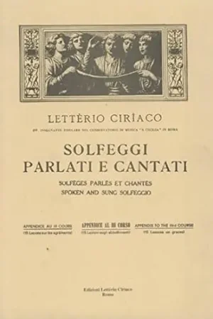 Ciriaco Solfeggi Parlati e Cantati Appendice 3 Corso Affare