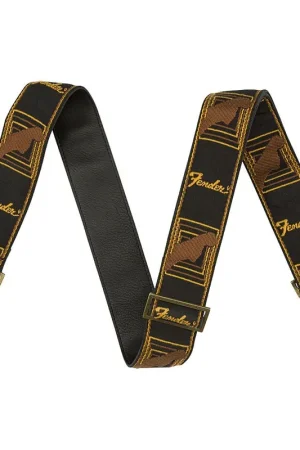 Fender Legacy Monogram Strap Black/Yellow/Brown Bestseller