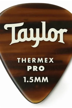 Occasione Imperdibile Taylor Premium 346 Thermex Pro Picks Tortoise 1.50 Packung mit 6 Stück