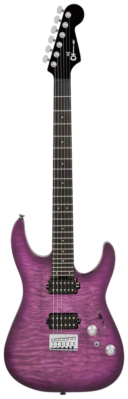 Nuova Collezione Charvel Pro Mod Plus DK24 HH HT EB QM Violet Radiance