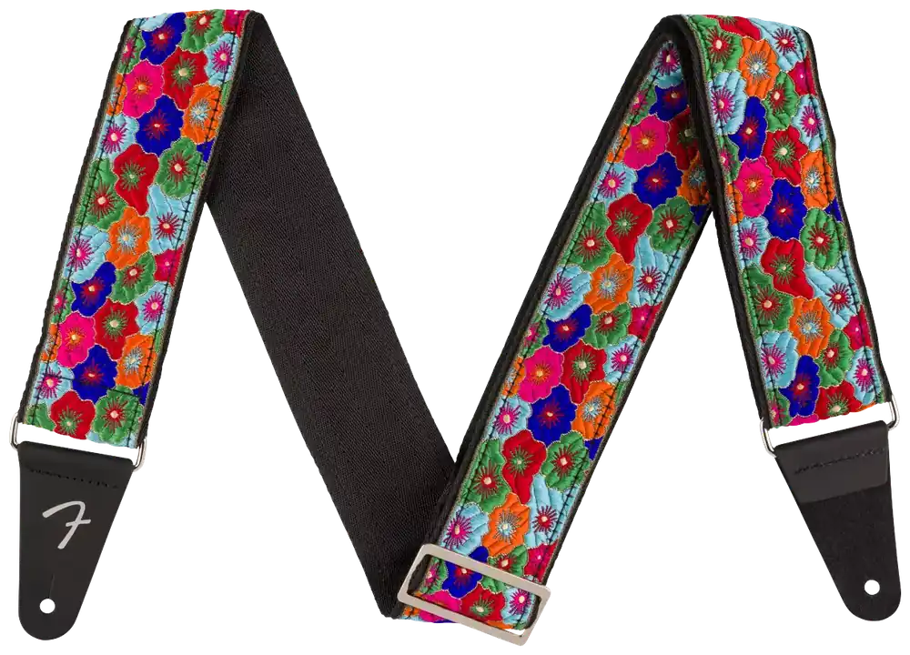 Affare Fender Gitarrengurt Wild Bloom Strap Blue 2"